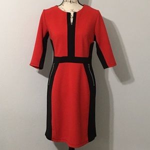 IKE New York NWT Exquisite Zippered Dress